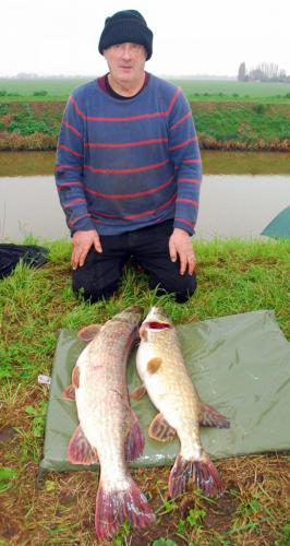 2014 Pike Final Winner Leon Sibilski with a Brace of his winning catch